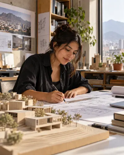 Estudiante de Arquitectura (imagen ilustrativa)