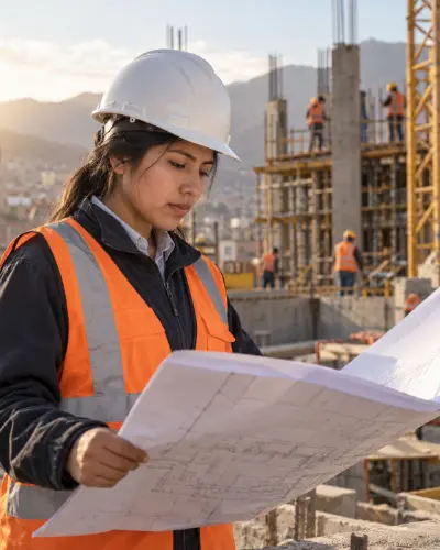 Estudiante de Ingeniería Civil (imagen ilustrativa)